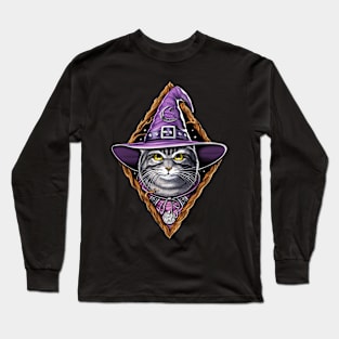 Cat Witch Long Sleeve T-Shirt